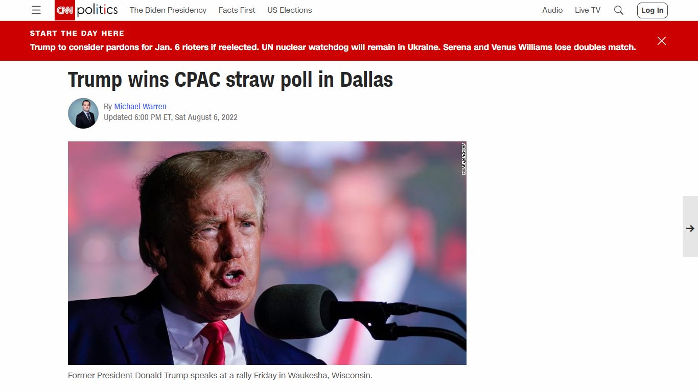 Trump wins CPAC straw poll - CNNPolitics - cnn.com